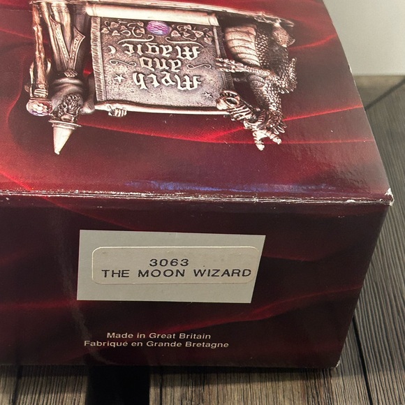 The Moon Wizard fantasy Myth & Magic Tudor Mint pewter with crystal - Picture 6 of 6